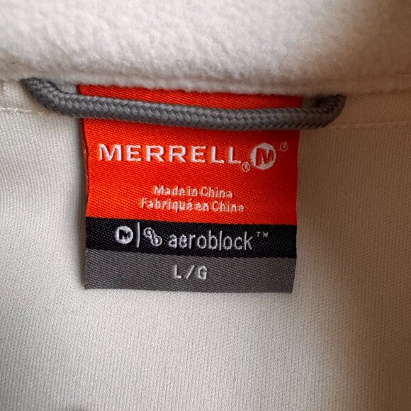 2/$18 SALE! Merrell Fleece Jacket Womens L Aeroblock Full Zip Jacket Hiking - Picture 6 of 8